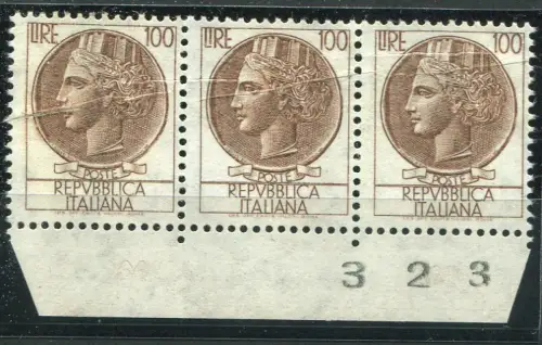 Syrakus Lire 100 Sorten Papierfalten beim Drucken