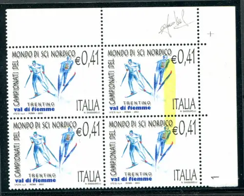 Nordic Ski 0,41 Euro Farbfleckvariante