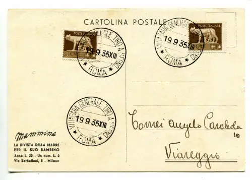 VIII. Schützenrennen - Postkarte Mammina gereist