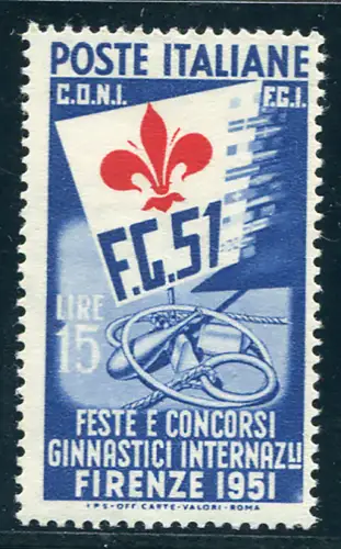 Gymnastik Lire 15 filigrane Buchstaben 8/10