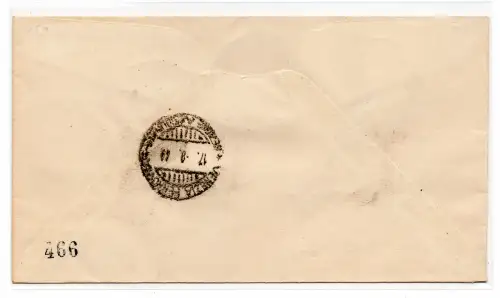 Bari '49 Paar auf FDC Venedig Einschreiben