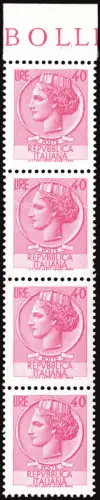 Siracusana Lire 40 n. 1075i Papiersorte zusammengesetzt