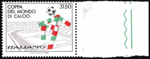 Calcio Italia 90 Lire 3.150 Sorten grüner Boden