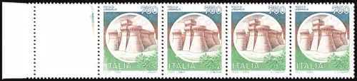 Castelli Lire 750 Sorten Albinodruck