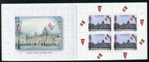 Carnet - Libretto Trieste all'Italia Farbvielfalt außerhalb des Registers