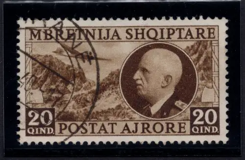 Albanien Occ. Italiana - Posta Aerea 20 q. bruno n. 4