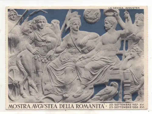 Augustusausstellung der Römerzeit - Postkarte mit Sonderstempel