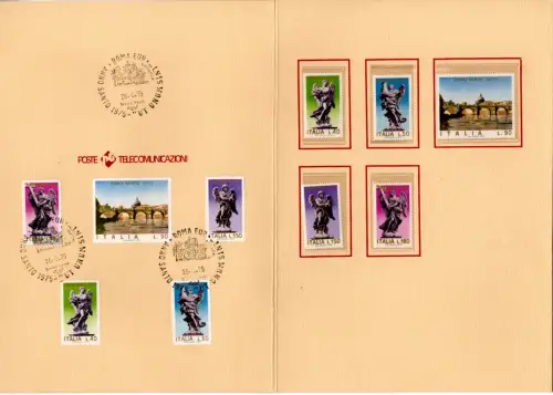 Precursore folder 1975 - Anno Santo Annullo Roma Eur