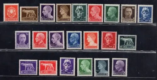 1929 Kaiserreich Nr. 242A/262 komplette Serie mit 22 MNH Werten