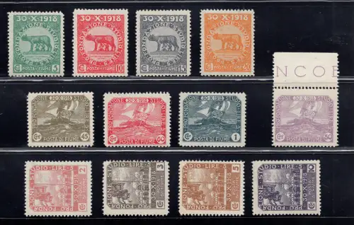 Fluss - Volksabstimmung vom 30. - X. - 1918 Nr. 62/73 MH