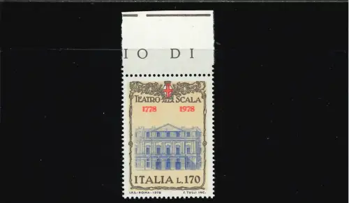 TEATRO LA SCALA 170 L. DOPPELTER ROTER DRUCK