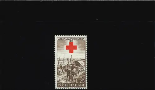 UNABHÄNGIGKEIT 25 L. ROTES KREUZ NACH OBEN FEINEM NETZ VERSCHOBEN