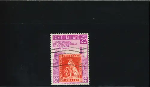 TOSKANA 20 L. 8 DI 1851 ABGEBROCHEN POS 19