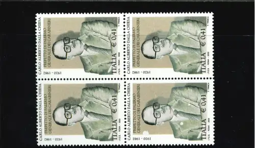 ALBERT VON DER VIERTELKIRCHE GROSSE GROSSE FLECKEN AUF EINER BRIEFMARKE