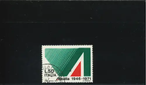ALITALIA GRÜNDRUCK NACH OBEN VERSCHOBEN