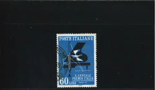 PREMIO ITALIA 60 L. WEISSER PUNKT ÜBER T VON ITALIANE