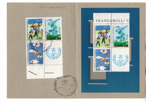 Folder Precursore XIX Tag der Briefmarke 1977 P10A