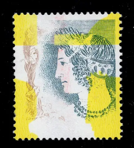 Frau in der Kunst - Druckprobe ohne Nennwert