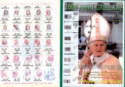 Vatikan Folder Erinnerung Heiliges Jahr 2000