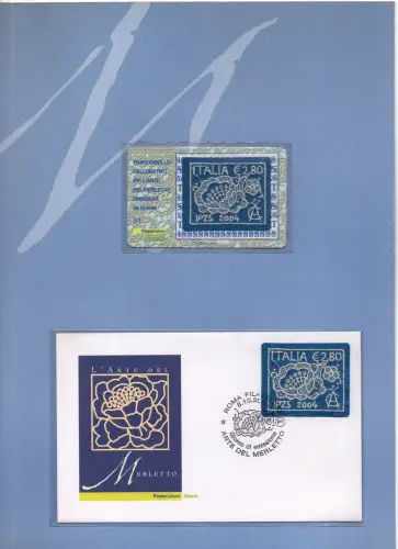2004 Folder Briefmarke Spitze