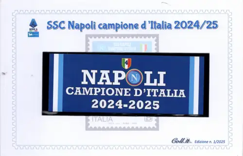 Fußballheft Napoli Champion 2025 - Kat. Einheitsnr. LC 2/24 - NUR 76 VORHANDEN (Kopie)
