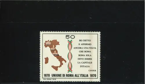 UNIONE ROMA 50 L. VERTIKALE BRAUNE LINIE