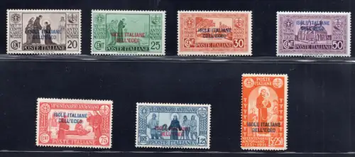 Ägäis - St. Antonius n. 37/43 Serie MNH