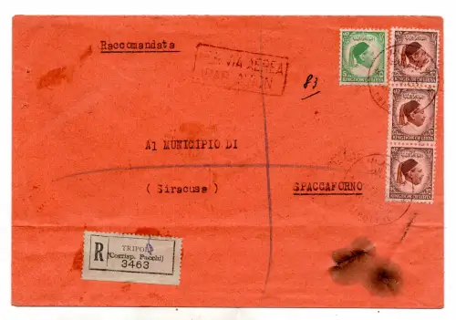 Unabhängiges Libyen - König Idris auf dem Luftweg nach Italien empfohlen