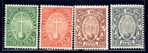 Anno Santo 1933 Nr. 15/18 komplette Serie - postfrisch