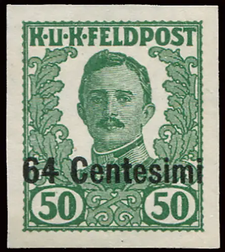 Friaul Occ. Österreichisch - Proof ungezähnt Cent. 64 von 50