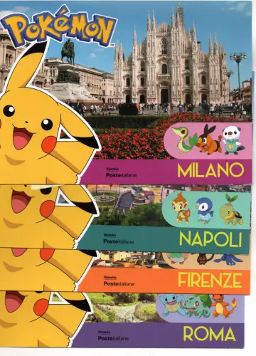 Pokemon Ordner komplette Serie 8 Städte Editionen 2021/2022