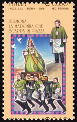 Folklore 2008 Madonna di Sulmona Verzahnungsvariante