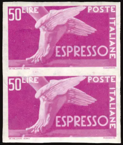 Espresso Lire 50 Democratica ungezähnte Sorte