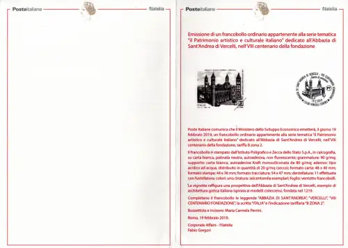 Bulletin Geschenkausgabe - Lateranverträge 2019