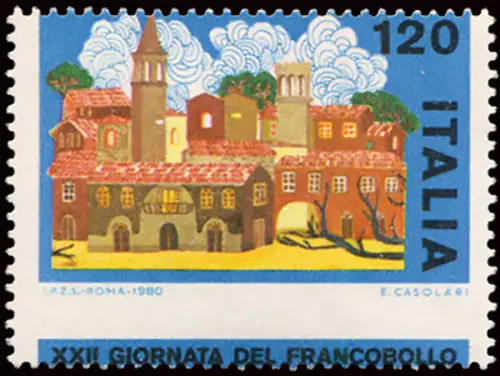 XXII Tag der Briefmarke in geringer Sorte Verzahnung