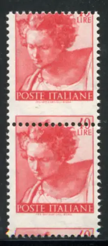 Michelangelo Lire 40 Sterne IV Sorte verschobene Verzahnung