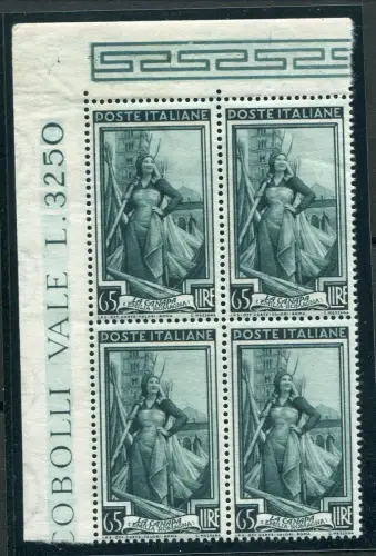 Arbeit Lire 65 Viertel Sorte filigran Rad III Typ