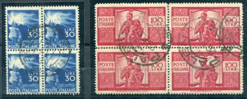 Democratica Lire 30 und 100 zwei Viertelwerte gebraucht