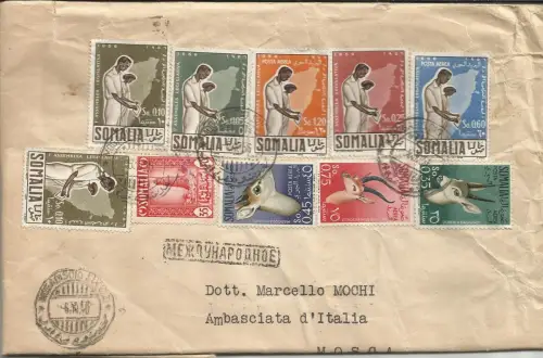 Somalia Afis - Gesetzgebende Versammlung auf Umschlag (Luftdrucke)
