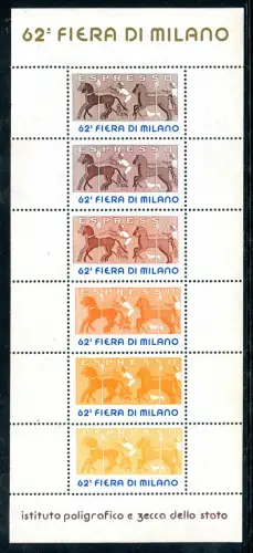 Erinnerungsbogen 62^ Fiera milano - Espresso