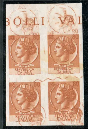 Syrakus Lire 80 (Vinyl) Viertel ungezähnt