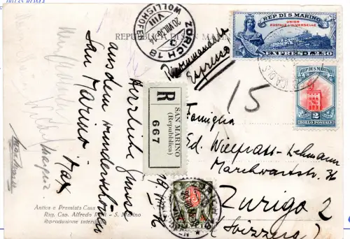 Espresso Lire 2,50 Nr. 8 auf Bildkarte Racc. exp.