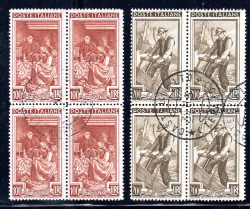 Arbeit Lire 100 und 200 Verzahnung 14, 1/4 x 13,1/4 Viertel gebraucht