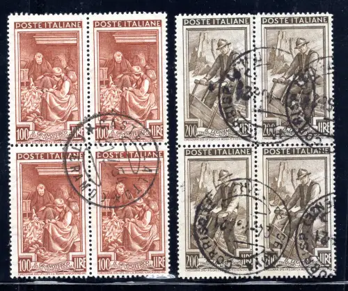 Arbeit Lire 100 und 200 Verzahnung 13,1/4 x 14,1/4 Viertel gebraucht