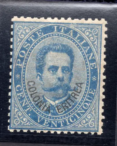 Eritrea - Umberto I. Cent. 25 Nr. 6 signiert Vignati - MH