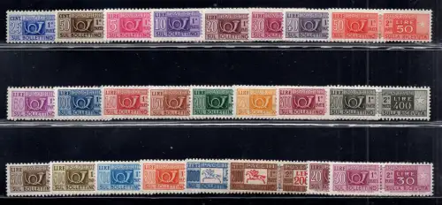 Postpakete Sterne Nr. 82/103 komplette Serie 22 Werte postfrisch