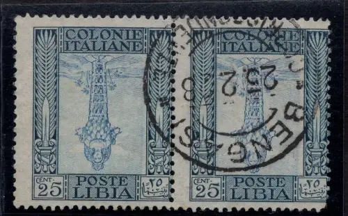 Libyen - Pittorica Cent. 25 n. 49c Mitte umgedreht