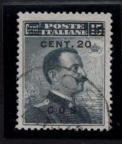 Ägäische Insel Coo Michetti Cent. 20 von 15 Nr. 8