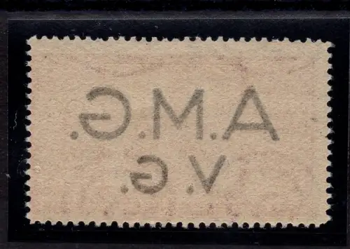 AMG.VG. - Democratica 100 Lire Nr. 21p Aufdruck Aufkleber - MNH