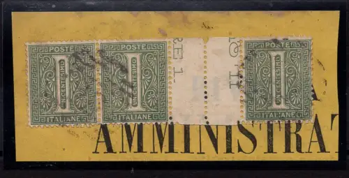 1 Cent. T-Nr. 14 Paar mit Gruppenabstand - Fragment